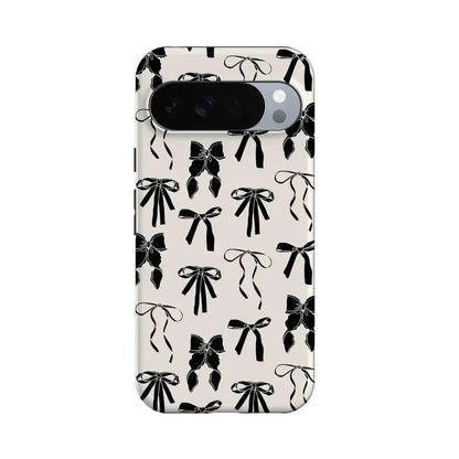 Goth Girlie | Black Bows Case Phone Case Casetry Essential + MagSafe® Google Pixel 10 Pro XL