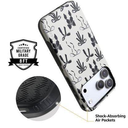 Goth Girlie | Black Bows Case Phone Case Casetry