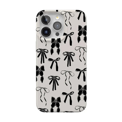 Goth Girlie | Black Bows Case Phone Case Casetry