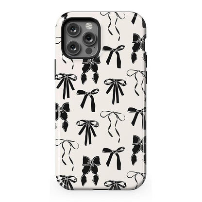 Goth Girlie | Black Bows Case Phone Case Casetry