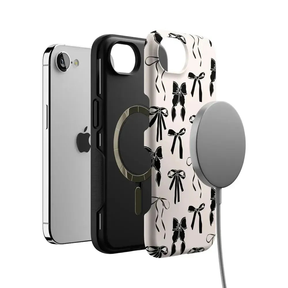 Goth Girlie | Black Bows Case Phone Case Casetry