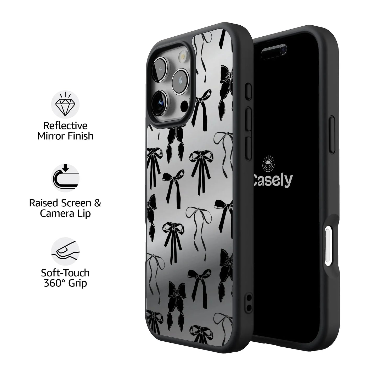 Goth Girlie | Black Bows Case Phone Case get.casely