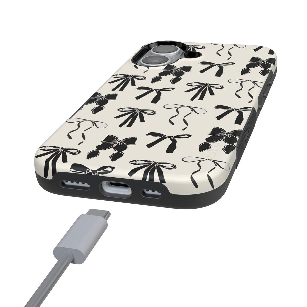 Goth Girlie | Black Bows Case Phone Case Casetry
