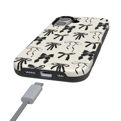 Goth Girlie | Black Bows Case Phone Case Casetry