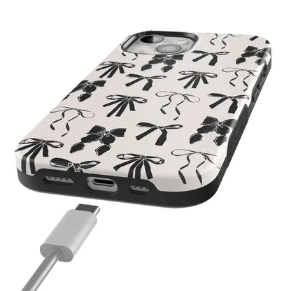 Goth Girlie | Black Bows Case Phone Case Casetry