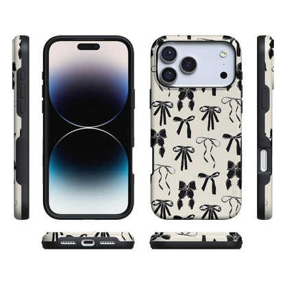 Goth Girlie | Black Bows Case Phone Case Casetry
