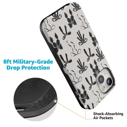 Goth Girlie | Black Bows Case Phone Case Casetry
