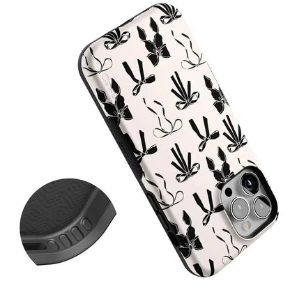 Goth Girlie | Black Bows Case Phone Case Casetry