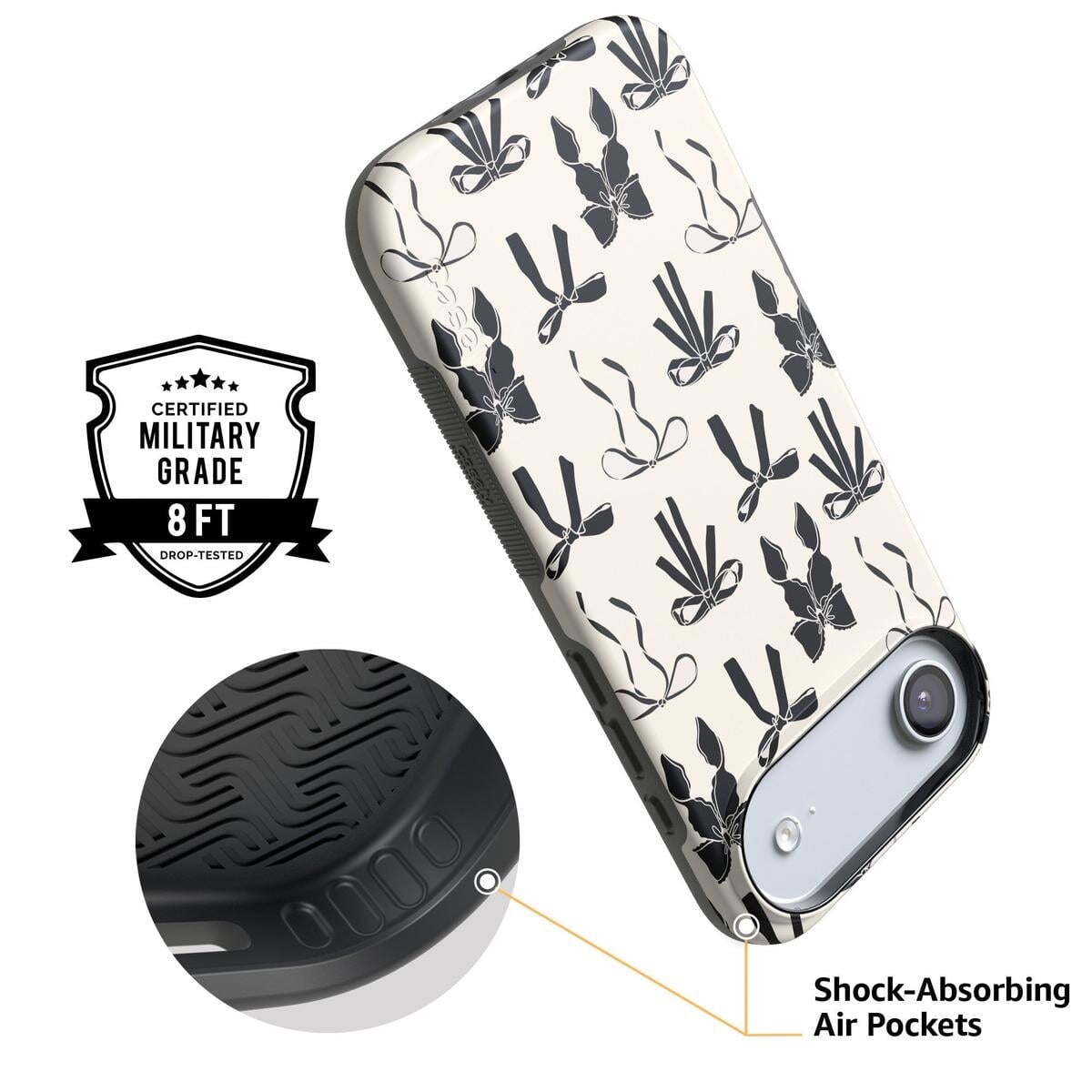 Goth Girlie | Black Bows Case Phone Case Casetry