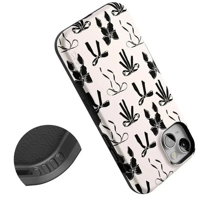 Goth Girlie | Black Bows Case Phone Case Casetry