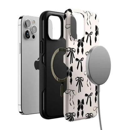 Goth Girlie | Black Bows Case Phone Case Casetry