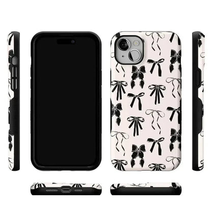 Goth Girlie | Black Bows Case Phone Case Casetry