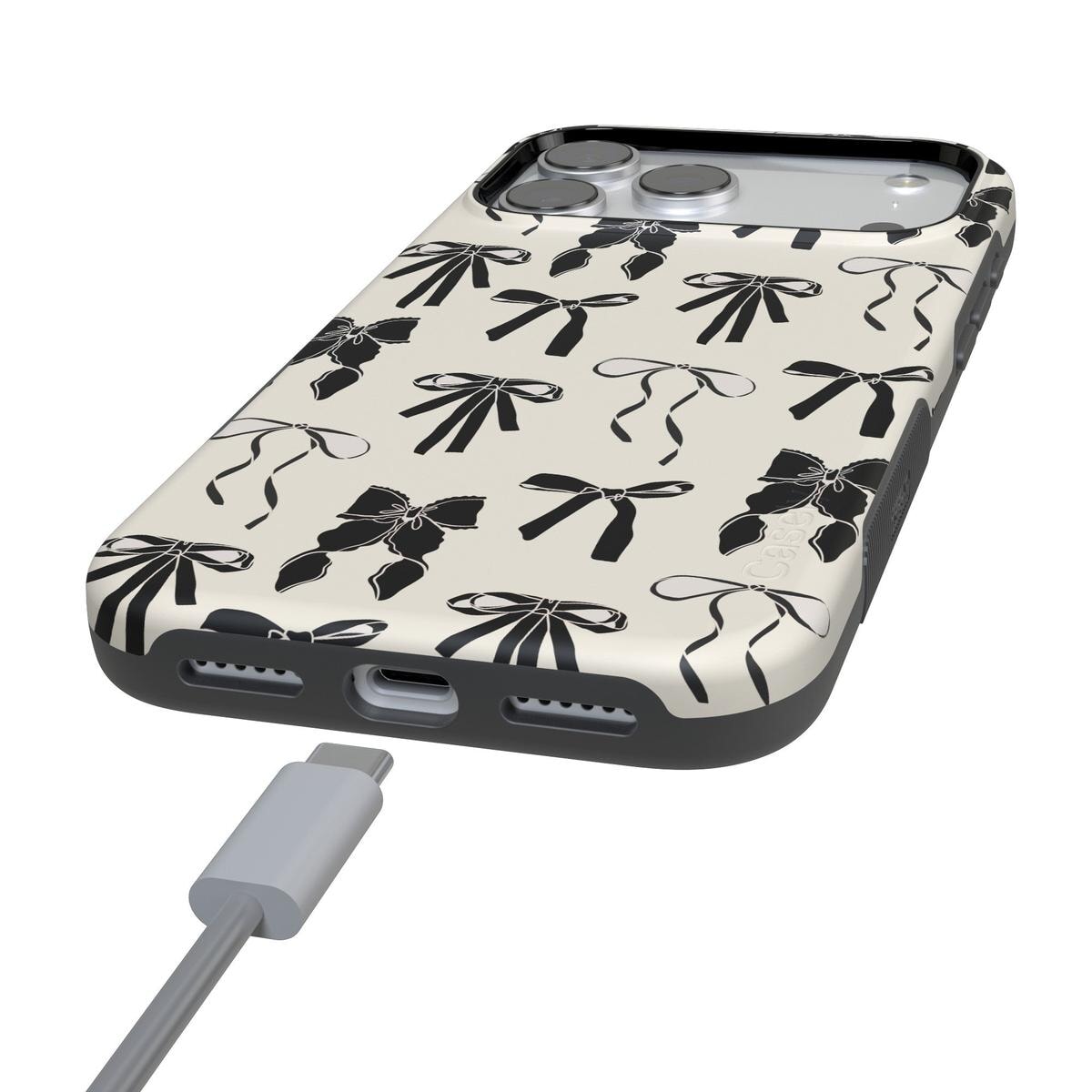 Goth Girlie | Black Bows Case Phone Case Casetry