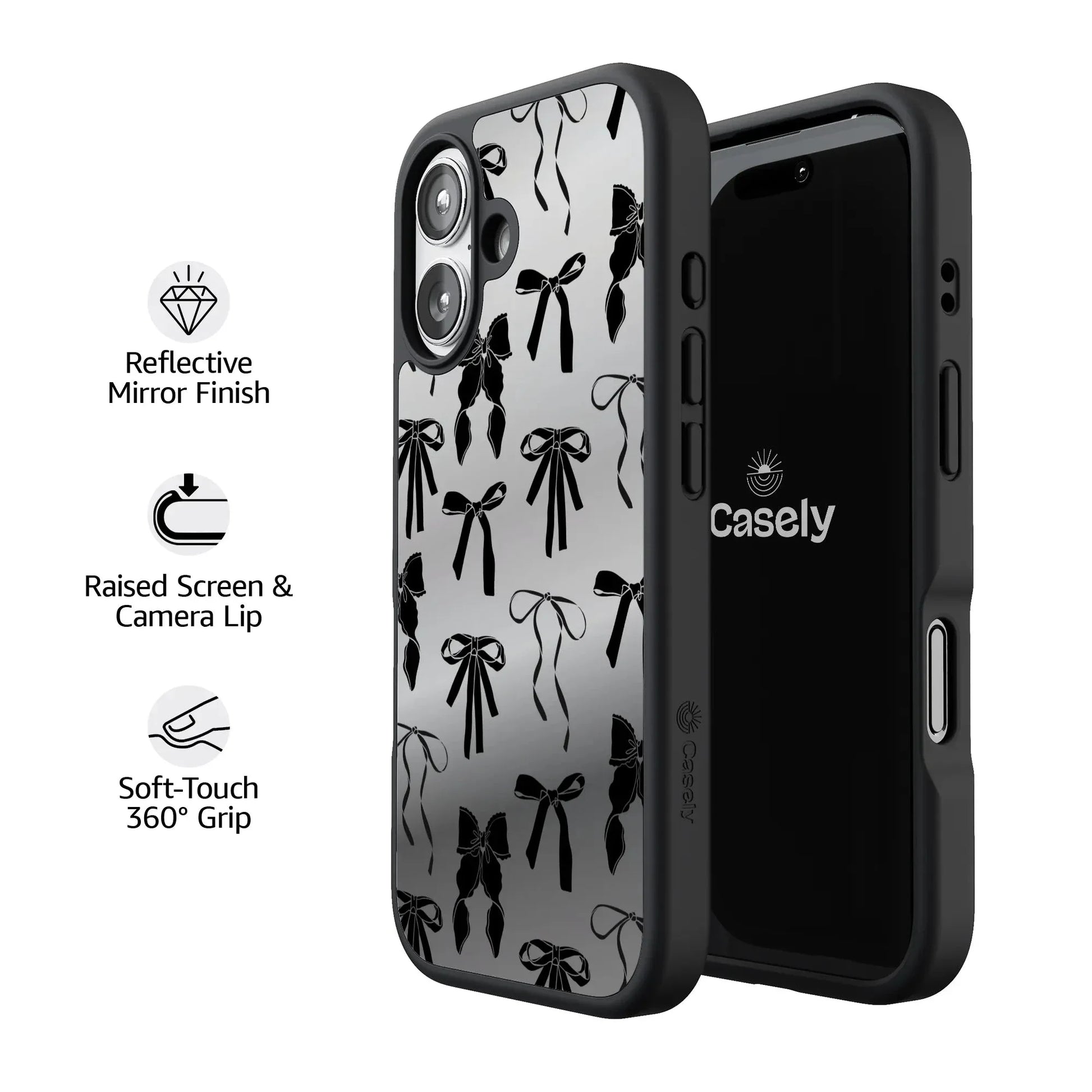 Goth Girlie | Black Bows Case Phone Case get.casely