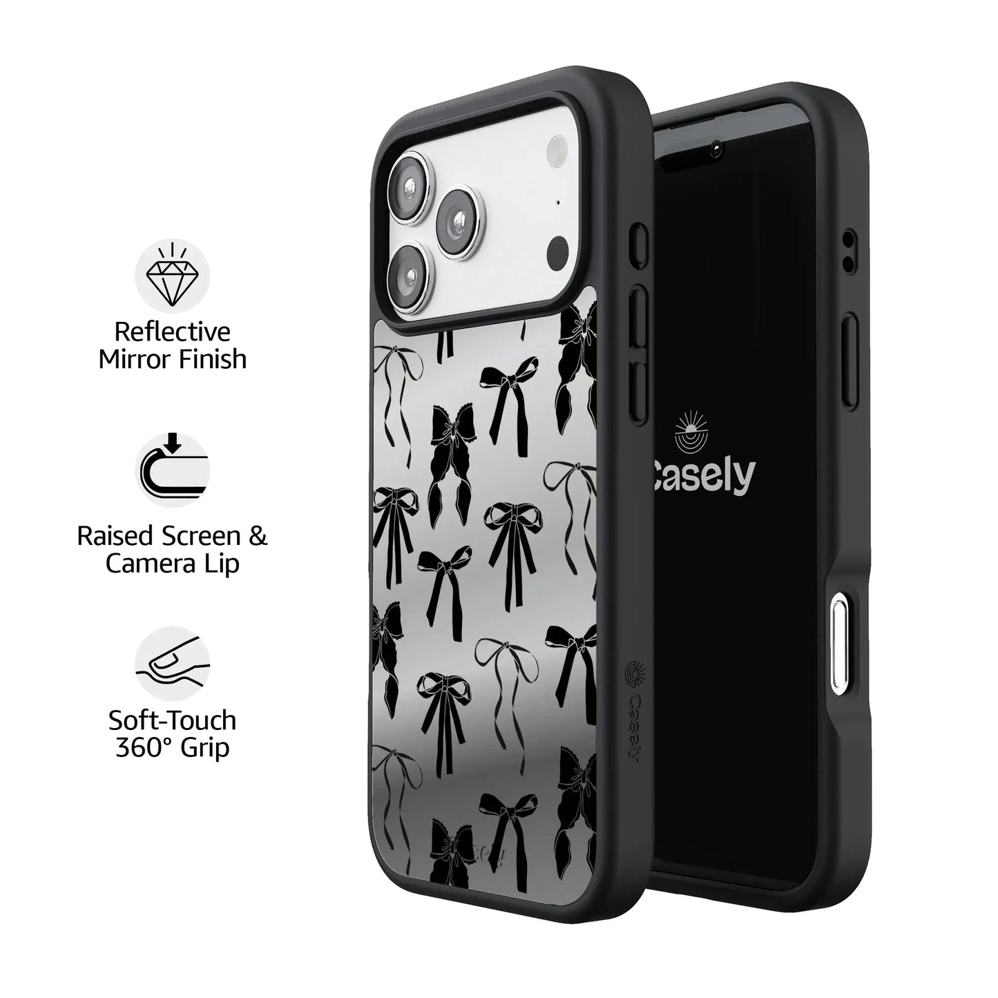 Goth Girlie | Black Bows Case Phone Case get.casely