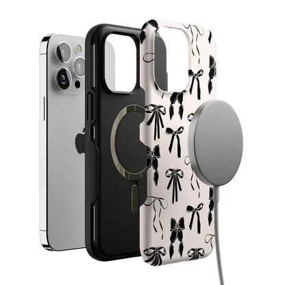 Goth Girlie | Black Bows Case Phone Case Casetry