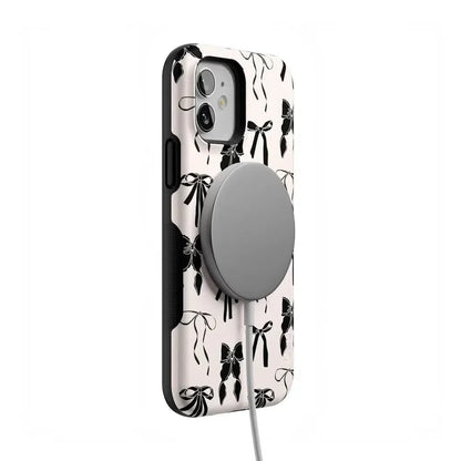 Goth Girlie | Black Bows Case Phone Case Casetry