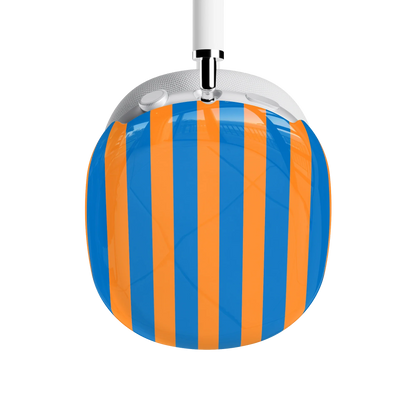 Go New York | Blue & Orange Stripes AirPods Max Case