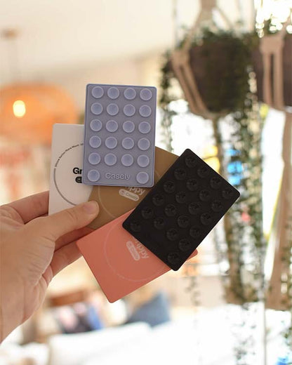 Grippy | Black Silicone Suction Phone Mount with MagSafe Grippy get.casely