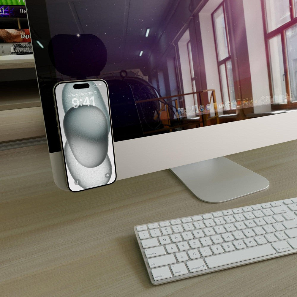 Grippy | Pink Silicone Suction Phone Mount with MagSafe Grippy get.casely