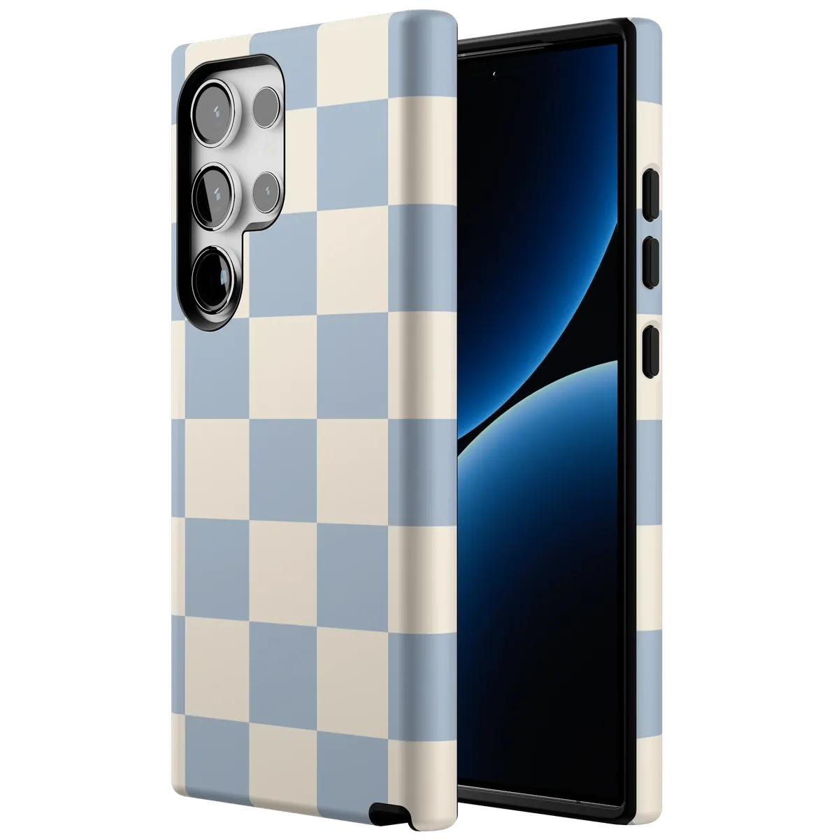 Fit Check | Light Blue Checkerboard Case