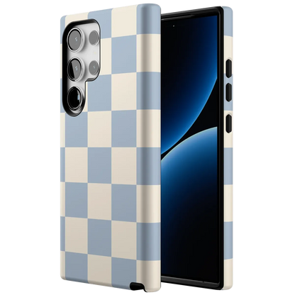 Fit Check | Light Blue Checkerboard Case