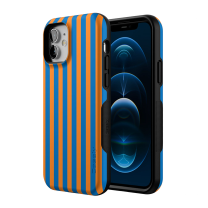 Go New York | Blue & Orange Stripes Case