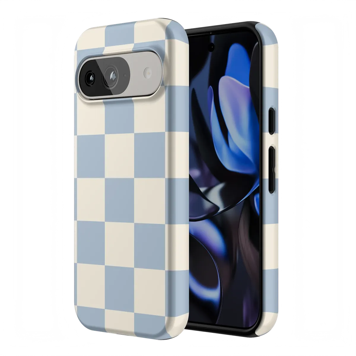 Fit Check | Light Blue Checkerboard Case