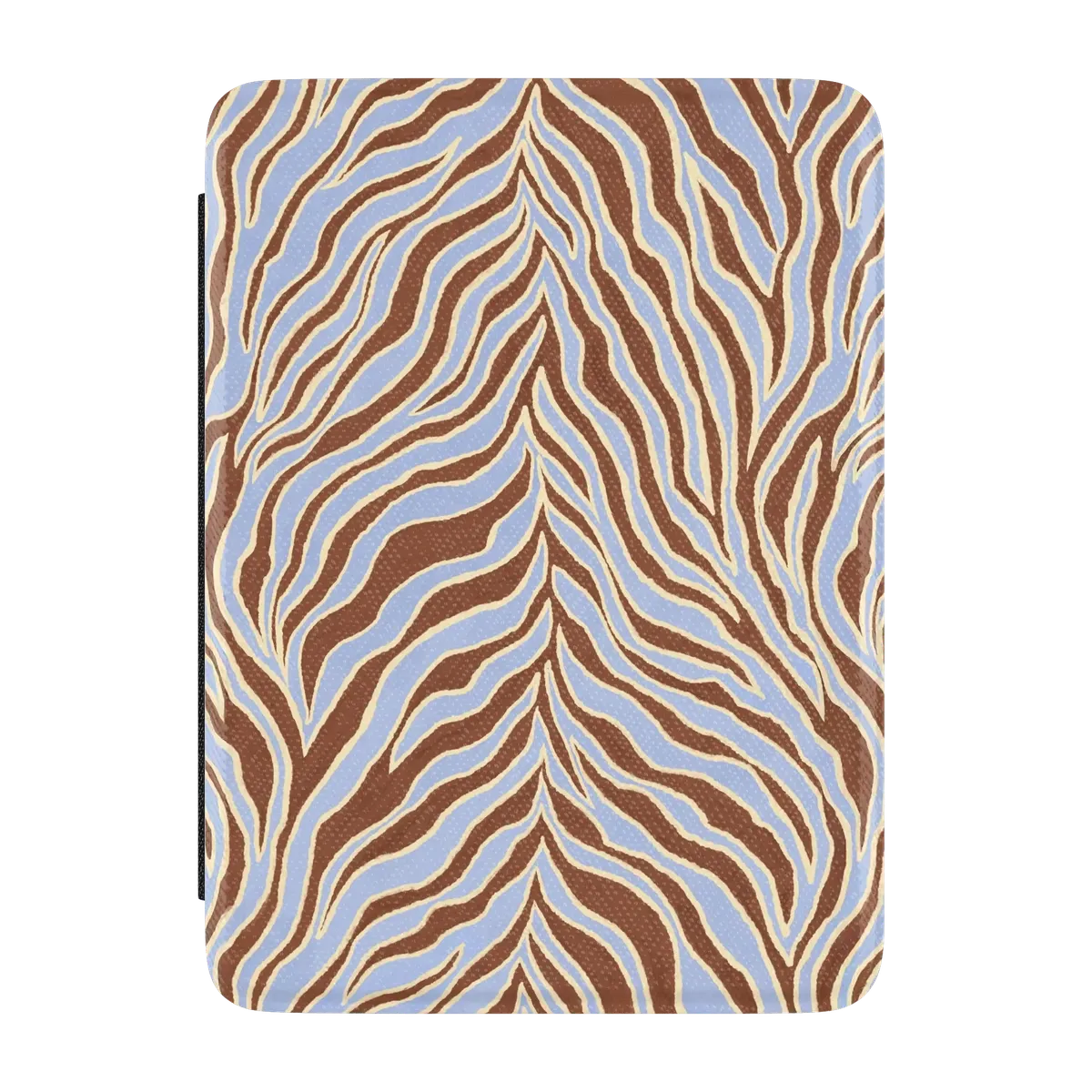 Untamed | Brown & Blue Zebra Kindle Case