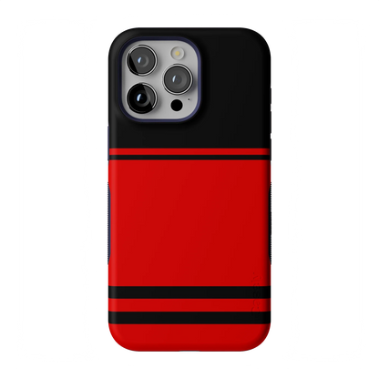 Go Canes | Black & Red Striped Case - iPhone 13 Pro Max