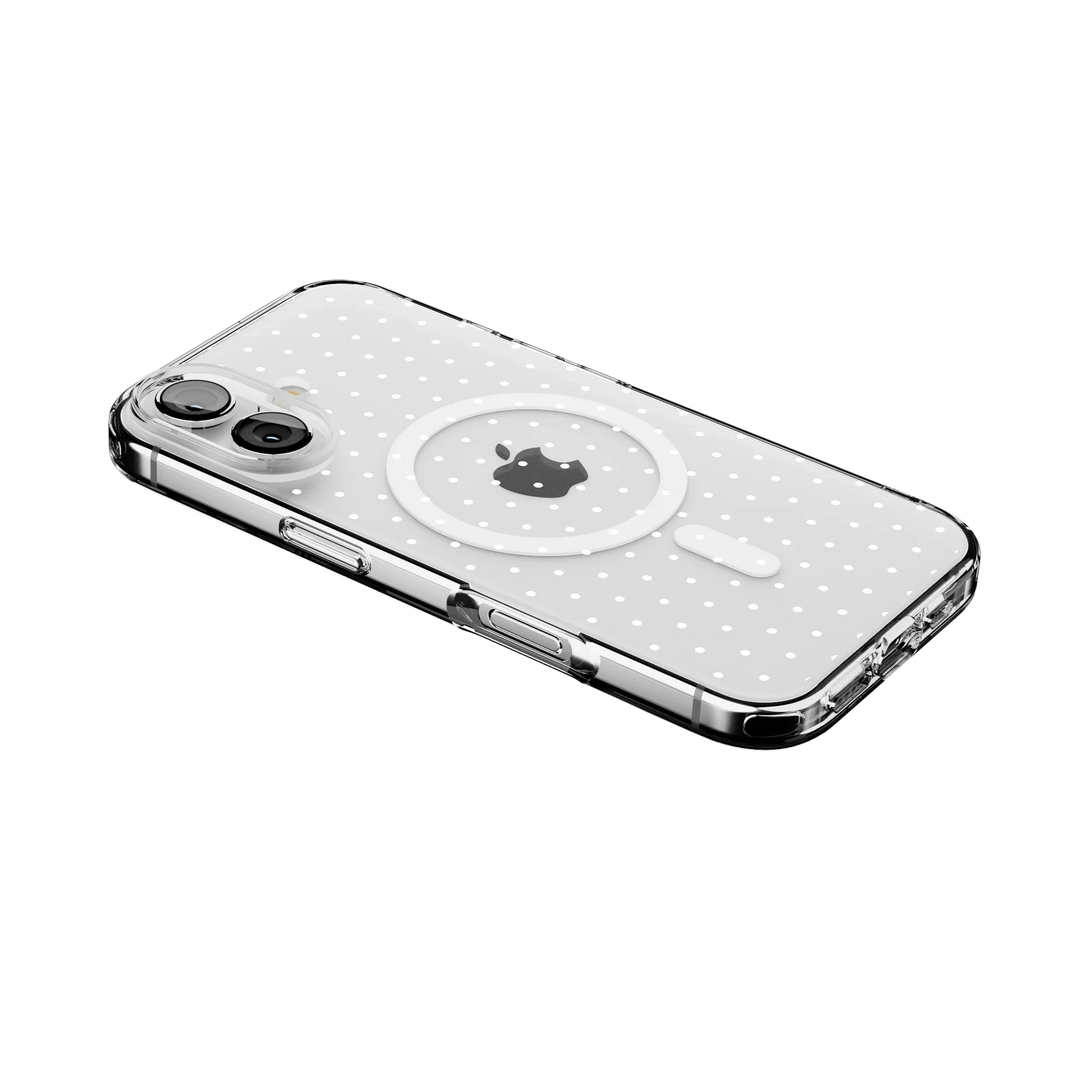 On the Dot | White Polka Dot Case