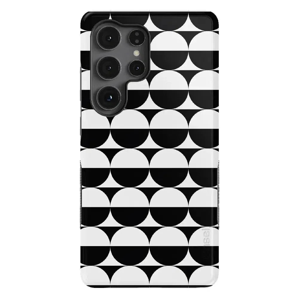 Half Moon | High Contrast Design Case Phone Case Casetry Bold Flex + MagSafe® Galaxy S25 Ultra