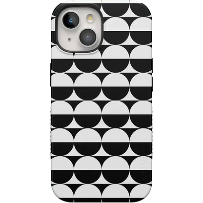 Half Moon | High Contrast Design Case Phone Case Casetry Bold Flex + MagSafe® iPhone 15 Plus