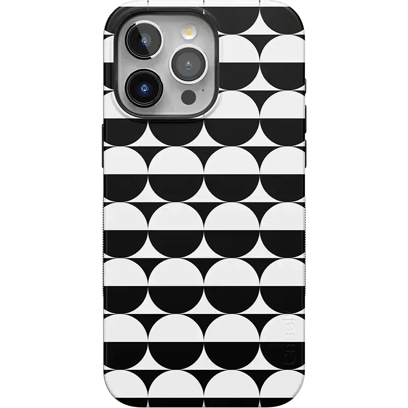 Half Moon | High Contrast Design Case Phone Case Casetry Bold Flex + MagSafe® iPhone 15 Pro Max