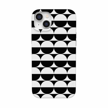 Half Moon | High Contrast Design Case Phone Case Casetry Classic + MagSafe® iPhone 14 Plus