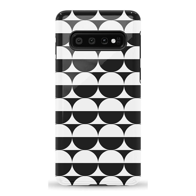 Half Moon | High Contrast Design Case Phone Case Casetry Essential Galaxy S10