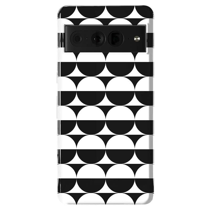 Half Moon | High Contrast Design Case Phone Case Casetry Essential Google Pixel 7 Pro