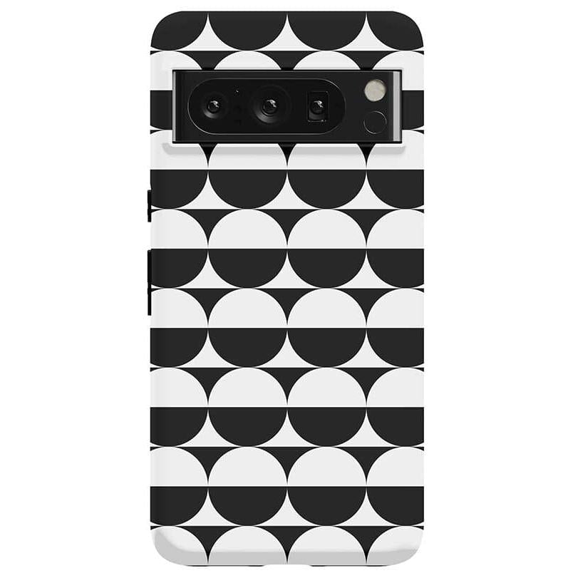 Half Moon | High Contrast Design Case Phone Case Casetry Essential Google Pixel 8 Pro