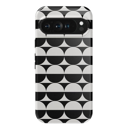 Half Moon | High Contrast Design Case Phone Case Casetry Essential Google Pixel 9 Pro