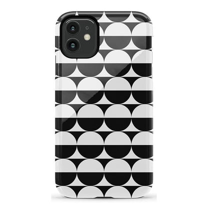 Half Moon | High Contrast Design Case Phone Case Casetry Essential iPhone XS Max