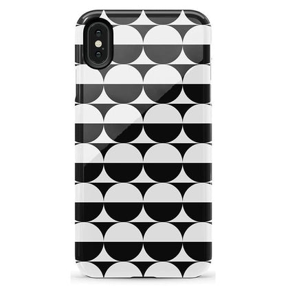 Half Moon | High Contrast Design Case Phone Case Casetry Essential iPhone XR