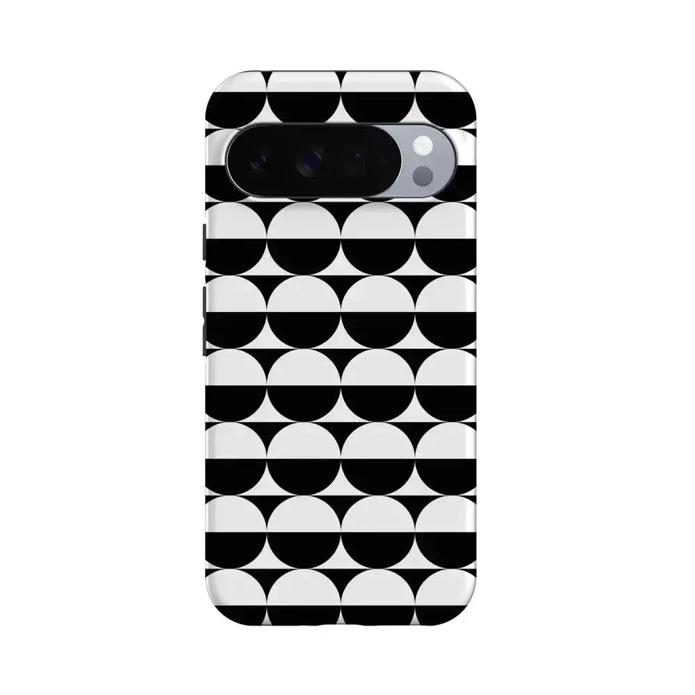 Half Moon | High Contrast Design Case Phone Case Casetry Essential + MagSafe® Google Pixel 10 Pro XL