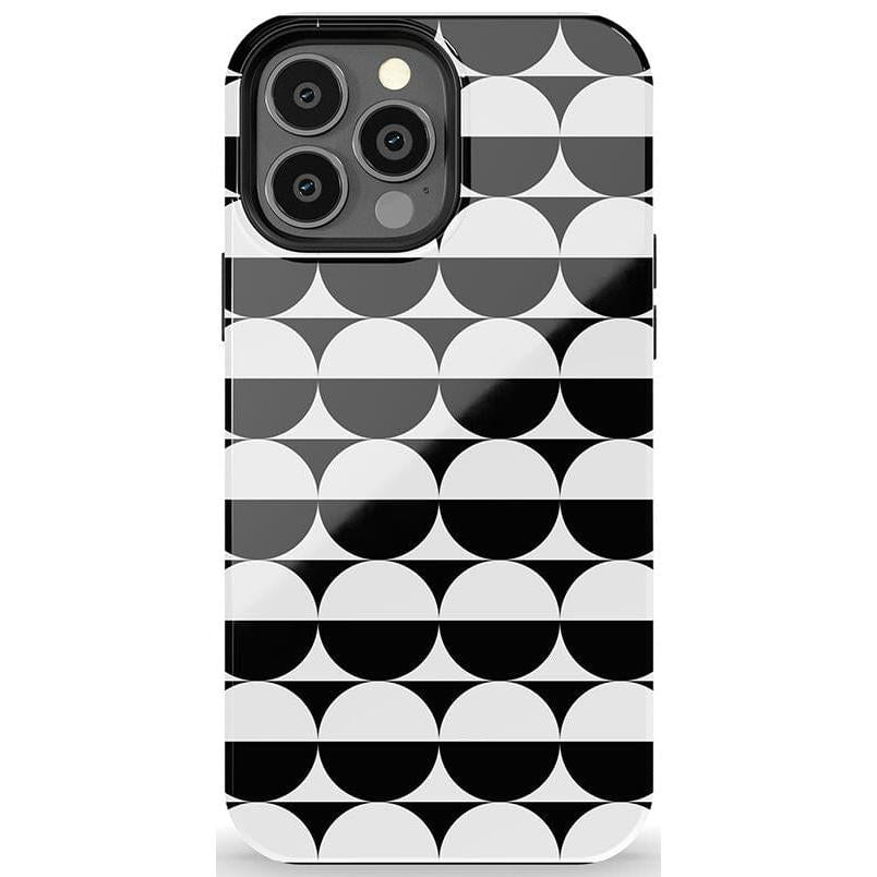 Half Moon | High Contrast Design Case Phone Case Casetry Essential + MagSafe® iPhone 13 Pro Max