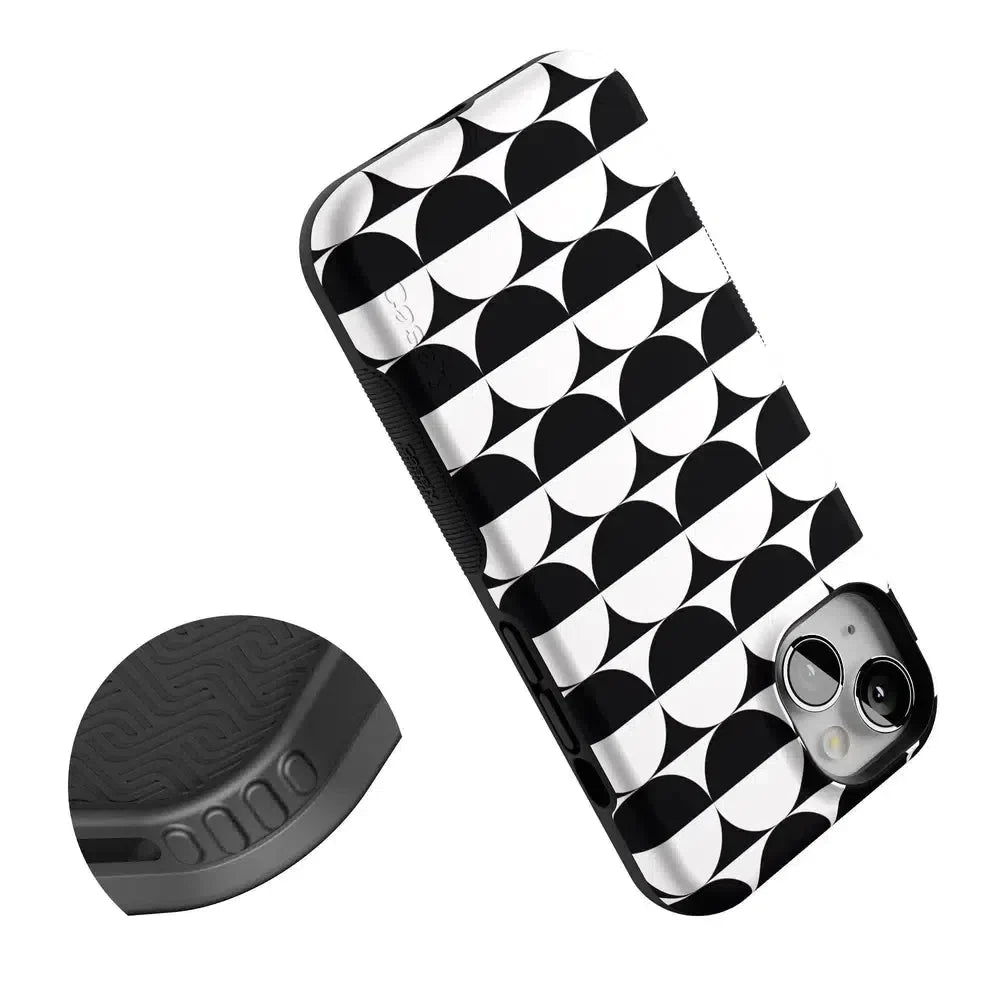 Half Moon | High Contrast Design Case Phone Case Casetry