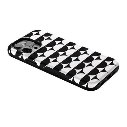 Half Moon | High Contrast Design Case Phone Case Casetry