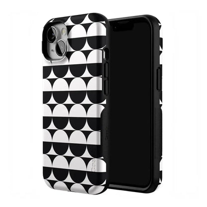 Half Moon | High Contrast Design Case Phone Case Casetry