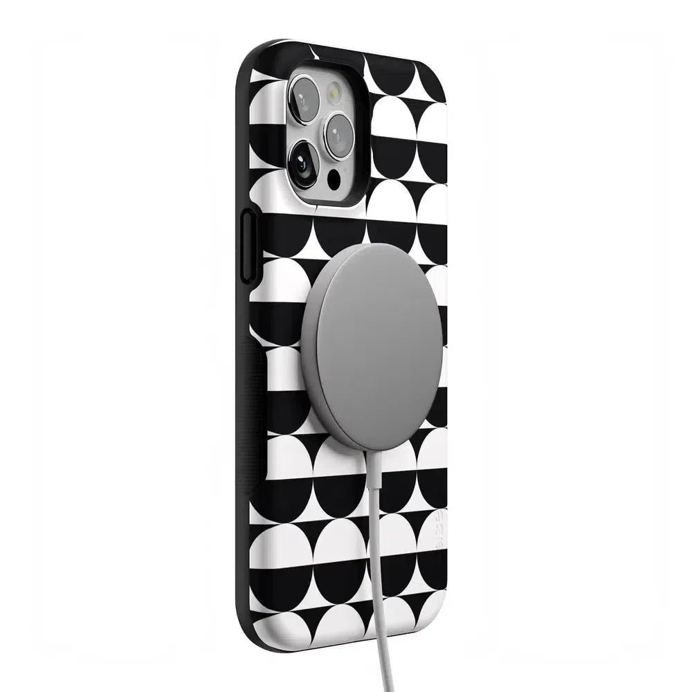Half Moon | High Contrast Design Case Phone Case Casetry
