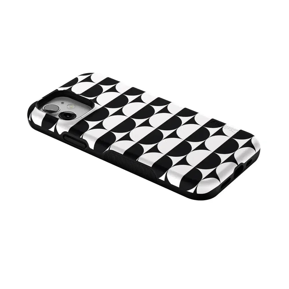 Half Moon | High Contrast Design Case Phone Case Casetry