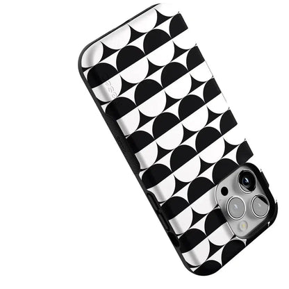 Half Moon | High Contrast Design Case Phone Case Casetry