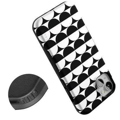 Half Moon | High Contrast Design Case Phone Case Casetry